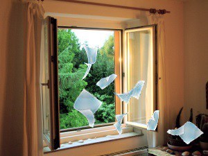 Pages flying out window