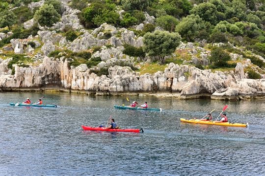 Sea kayaking in Turkey