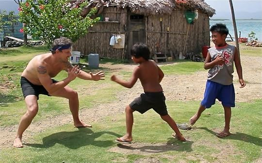 ...Then take two confident steps forward and throw a 1–2 combo to my face.