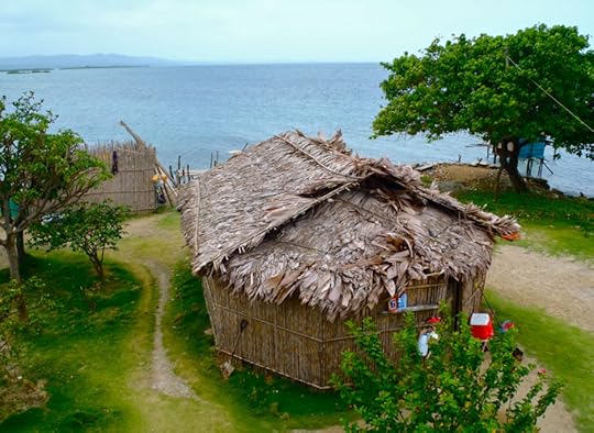 The cooking hut on Ariel's family's island. Photo by Dawson Simmonds.