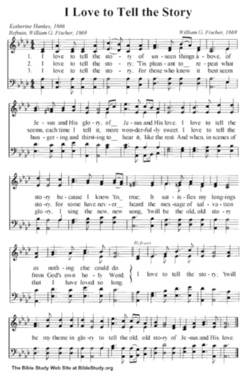 I Love to tell the Story Sheet Music