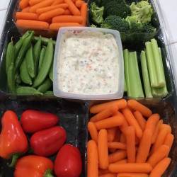 veggie tray sprouts
