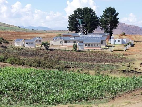 The American built clinic in a rural village in Lesotho, southern Africa