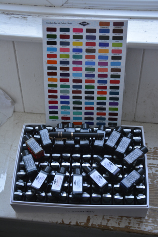 Look at all those luscious inks!