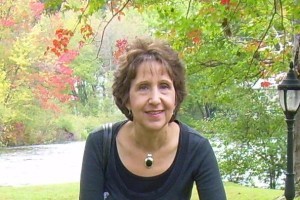 Sheryl with leafy background