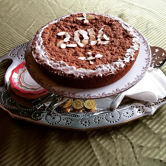 the author of Tea & Crumples shares her gluten free Vasilopita recipe