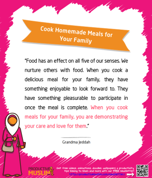 Cook Homemade Meals for Your Family