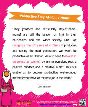 Productive Stay-At-Home Mums