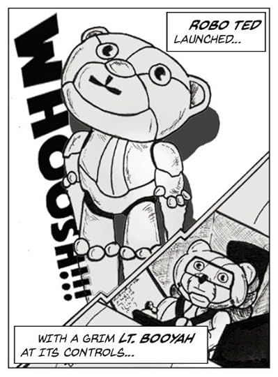 Robo Ted Manga Action Panel