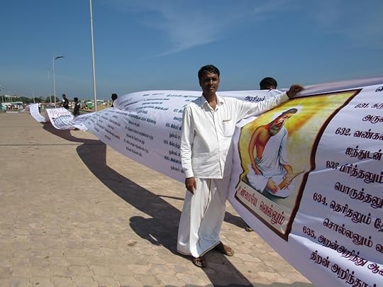 1330-feet Thirukkural book at Marina beach, Chennai