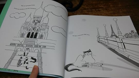 Cats in Paris: A Coloring Book of the Felines of Paris by Won-Sun Jang