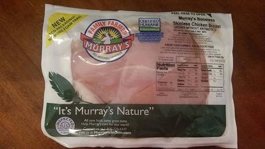 Likewise, the chicken looks great. We took it out of its package to freeze it, since we likely won't be eating it for a couple days, and there was no strong smell and the color was good.