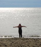 Picture of person at beach