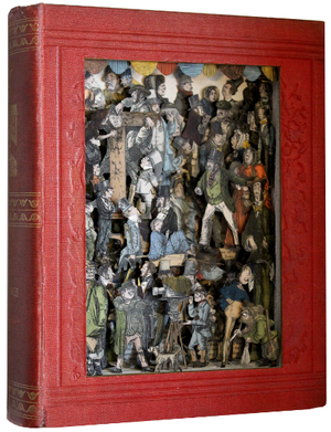 Book sculpture by Kerry Miller