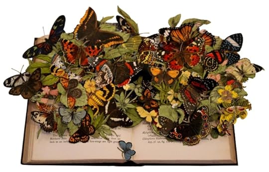 Book sculpture by Kerry Miller