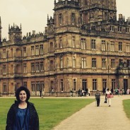 Me at, not living at, Downton Abbey a.k.a. Highclere Castle