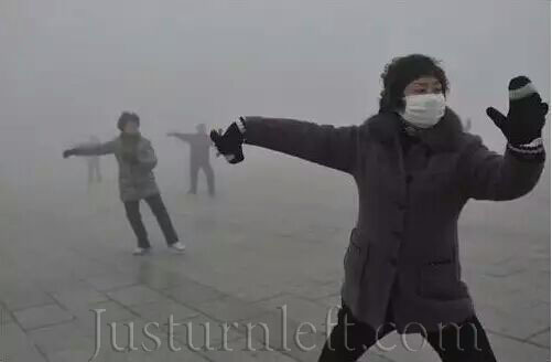 Beijing's older generation defiantly practice their square dancing in the park