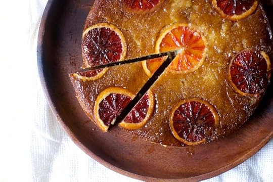 blood orange almond and ricotta cake