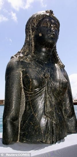 statue of the Egyptian goddess Isis