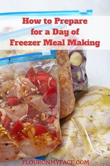 How to Prepare for a Day of Freezer Meal Making via flouronmyface.com