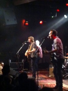My view of Rhett Miller from the two seats in question, June 2012