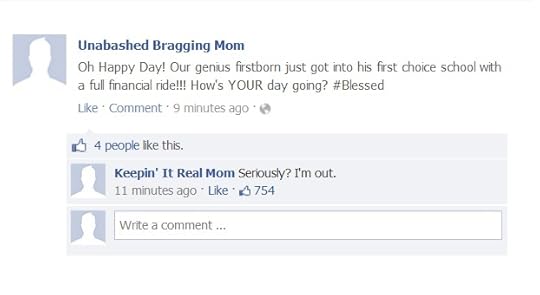 As a Facebook parent, will you share your child's acceptance news ?