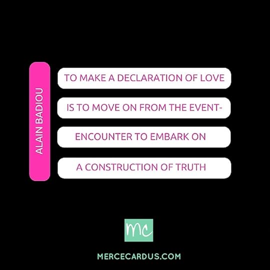 Alain Badiou on In the praise of love