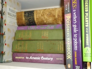 19th C medical book, books on poisons, costumes