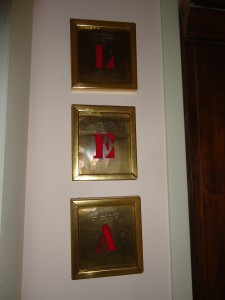 19th C brass stencils