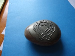 Mary Queen of Scots paperweight from Edinburgh