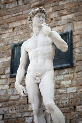 Michelangelo's David in Florence Tuscany