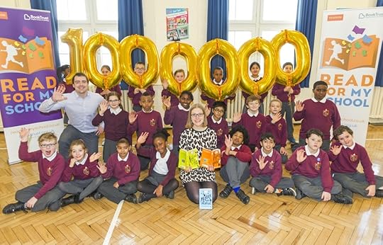 England, UK . 19.1.2016. London . Swaffield Primary School. Launch of Let a Million Books Bloom - nationwide Read for My School Competition 2016. Licensed for use free of charge in connection with this launch and competition, all other right reserved. Copyright © 2016 Andrew Wiard - Phone: + 44 (0) 7973-219 201. Email - andrew@reportphotos.com.