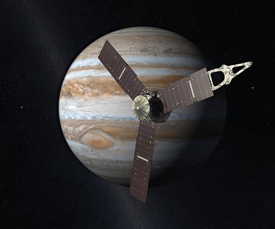 Juno mission to Jupiter - NASA - artist's impression