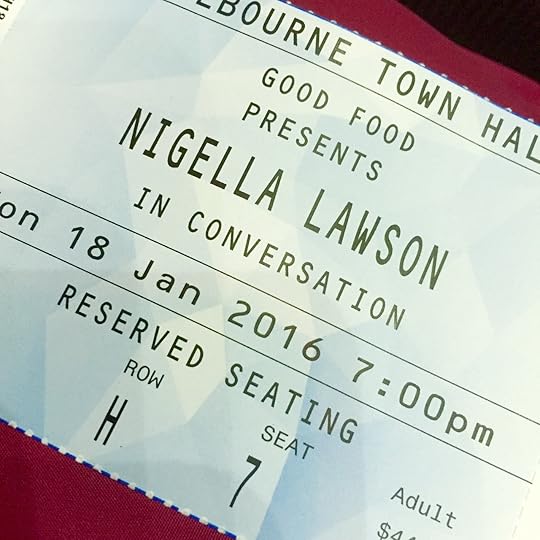 Nigella at the town hall
