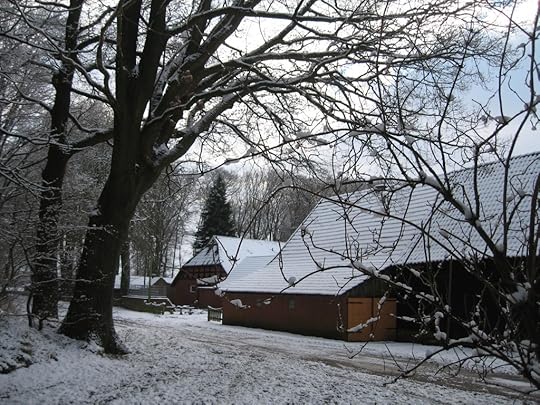 Snowy farm