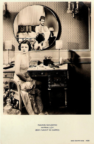 Ramon Novarro and Myrna Loy in The Barbarian (1933)