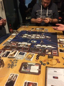 Battlestar Galactica game in progress