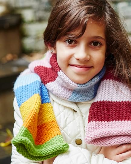 68_Stripy Tube Scarf