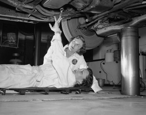 1957 oil change from FloridaMemory-noknowncopyright