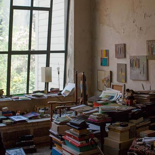 View of Saul Leiter’s studio, April 2013. Photograph by Jason Fulford