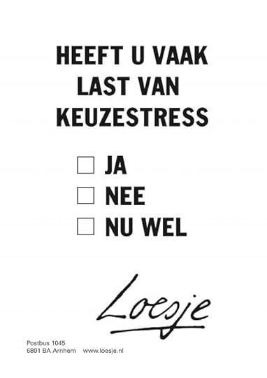 keuzestress