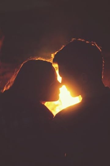 kiss by the campfire: 
