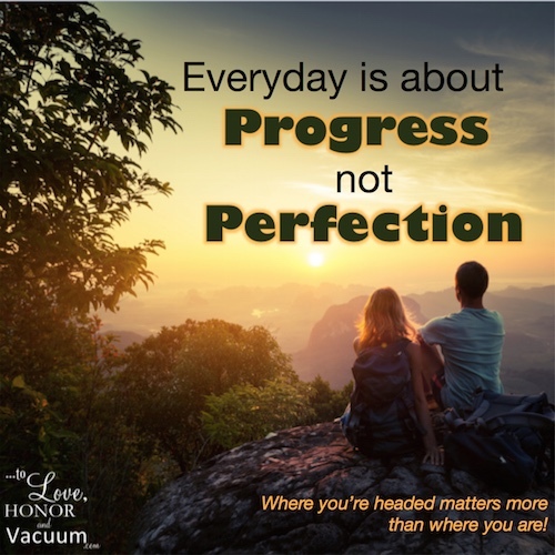 It's about progress in your #marriage, not just about perfection! Where you're headed matters more than where you are.