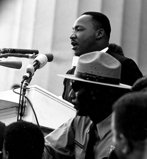 Martin Luther King at podium