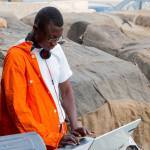 Sound artist Lawrence Baganiah