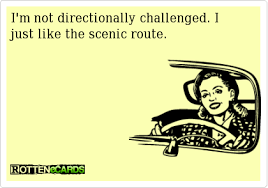 directionally challenged