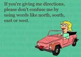 north south