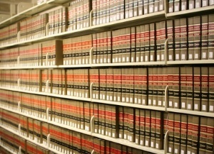 shelves of law books we are getting rid of!