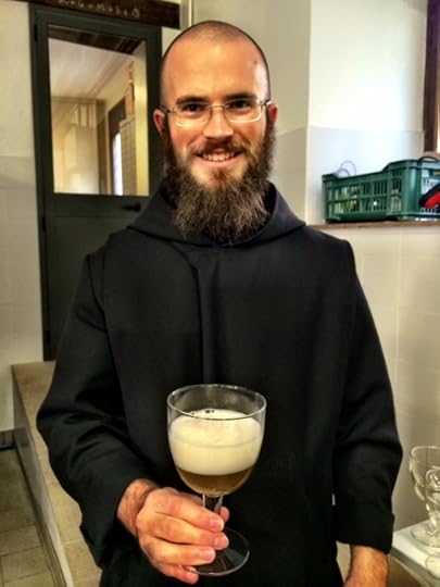 Father Martin, in the brewery, October 2014