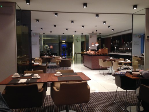 Breakfast seating area